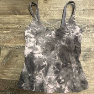 Lululemon Align Full Lenght Tank Diamond Dye Lunar Rock sz 0